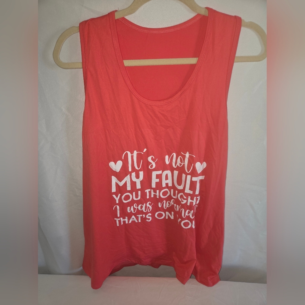 Women's Sleeveless Top - Coral